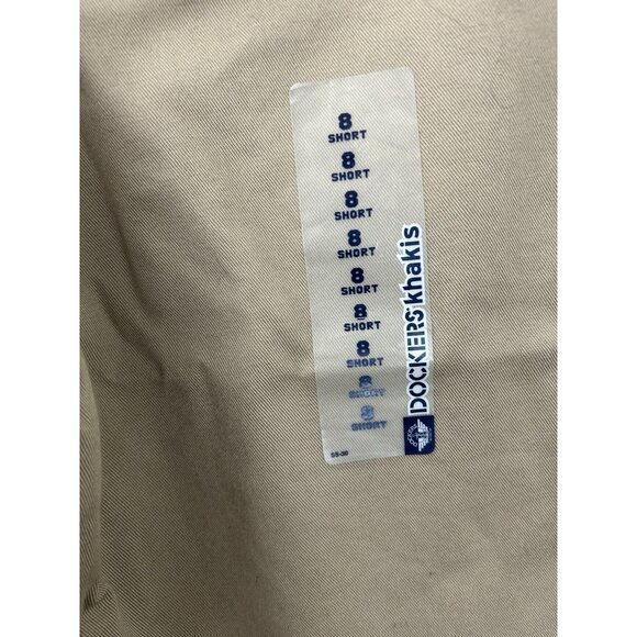 Women’s Dockers Flat Front Khaki 8 Short Tapered Legs No Wrinkle Pants NWT - Picture 15 of 16